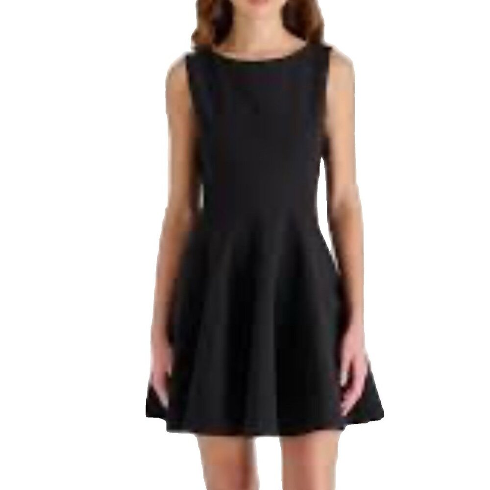 Robert Rodriquez Anthropologie Dress Black Medium M 6 8 10 Stretch Washable